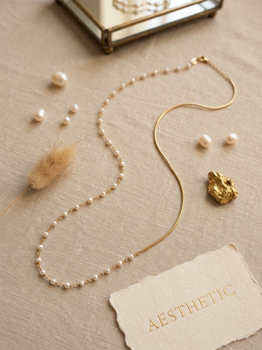 Maxi collar pearl