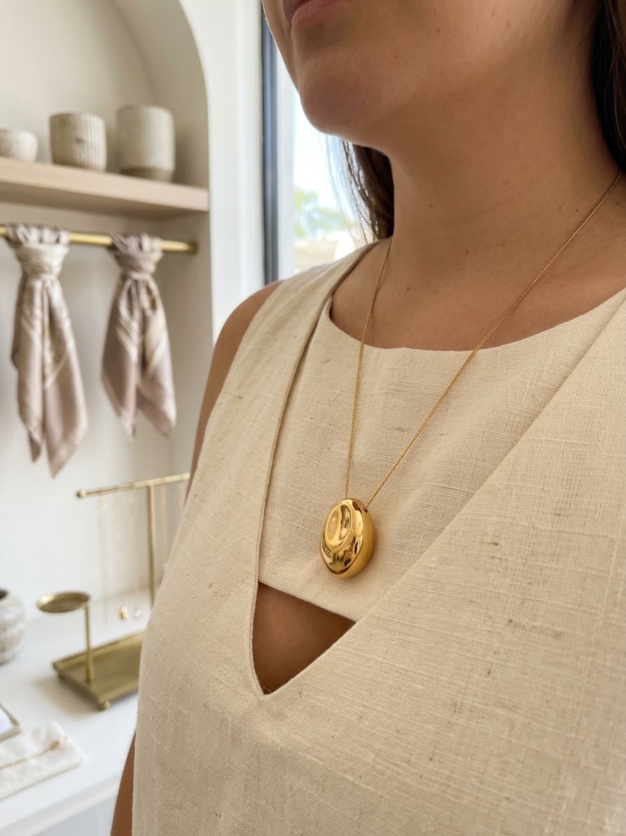 Maxi collar óvalo