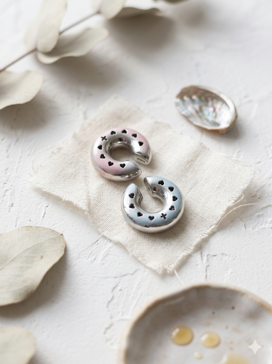 Ear cuffs heart cruise