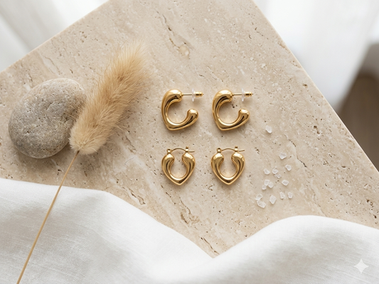 Aretes mini heart