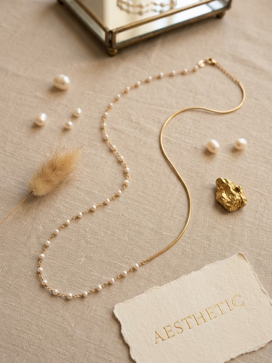Maxi collar pearl