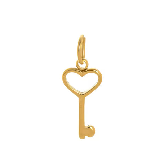 Charms Llave Corazon