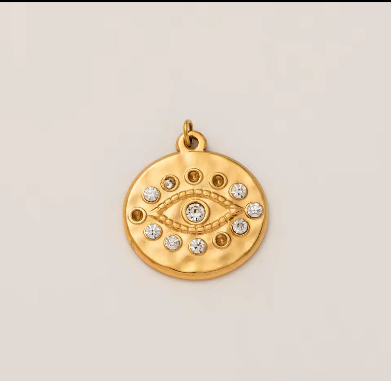 Charm Medalla Ojo  que todo lo ve